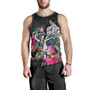 Hawaii Tank Top Hawaiian Girl And Warrior With Tropical Flowers