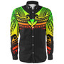 Hawaii Custom Personalised Long Sleeve Shirt Polynesian Tattoo Style