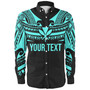 Hawaii Custom Personalised Long Sleeve Shirt Polynesian Tattoo Style