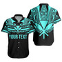 Hawaii Custom Personalised Short Sleeve Shirt Polynesian Tattoo Style