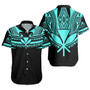 Hawaii Custom Personalised Short Sleeve Shirt Polynesian Tattoo Style