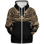 Hawaii Custom Personalised Sherpa Hoodie Polynesian Tattoo Style