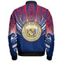 Hawaii Custom Personalised Bomber Jacket Polynesian Tattoo Style Flag Color