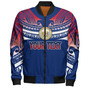 Hawaii Custom Personalised Bomber Jacket Polynesian Tattoo Style Flag Color