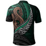 New Zealand Custom Personalised Polo Shirt Aotearoa Manaia Maori Patterns