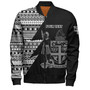 Fiji Custom Personalised Bomber Jacket Flash Style