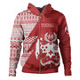 Tonga Custom Personalised Hoodie Flash Style