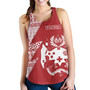 Tonga Custom Personalised Women Tank Flash Style