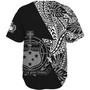 Samoa Custom Personalised Baseball Shirt Flash Style
