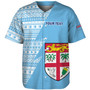 Fiji Custom Personalised Baseball Shirt Flash Style