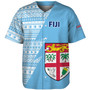 Fiji Custom Personalised Baseball Shirt Flash Style