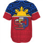 Philippines Filipinos Custom Personalised Baseball Shirt San Diego Tribal Patterns Style