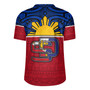 Philippines Filipinos Custom Personalised Rugby Jersey San Diego Tribal Patterns Style