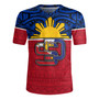 Philippines Filipinos Custom Personalised Rugby Jersey San Diego Tribal Patterns Style