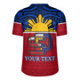 Philippines Filipinos Custom Personalised Rugby Jersey San Diego Tribal Patterns Style