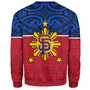 Philippines Filipinos Custom Personalised Sweatshirt San Francisco Tribal Patterns Style