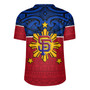 Philippines Filipinos Custom Personalised Rugby Jersey San Francisco Tribal Patterns Style