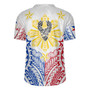 Philippines Filipinos Custom Personalised Rugby Jersey Filipino Sun with Eagle Style