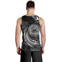 American Samoa Custom Personalised Tank Top Seal Tribal Patterns Tropical Flowers Curve Style