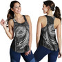 American Samoa Custom Personalised Women Tank Seal Tribal Patterns Tropical Flowers Curve Style