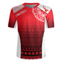 Tonga Custom Personalised Rugby Jersey Map Tongan Ngatu Gradient Style