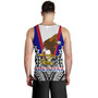 American Samoa Custom Personalised Tank Top American Samoa Flag With Eagle Style