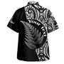 New Zealand Custom Personalised Hawaiian Shirt Kia Ora Silver Ferns Style