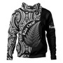 New Zealand Custom Personalised Hoodie Kia Ora Silver Ferns Style