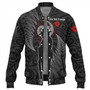 New Zealand Custom Personalised Baseball Jacket Lest We Forget Koru Maori Pattern