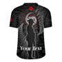 New Zealand Custom Personalised Rugby Jersey Lest We Forget Koru Maori Pattern