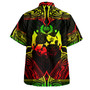 Tonga Custom Personalised Hawaiian Shirt Coat Of Arms With Patterns Reggae Color