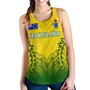 Cook Islands Custom Personalised Women Tank Seal With Flag Style