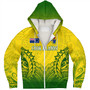 Cook Islands Custom Personalised Sherpa Hoodie Seal With Flag Style