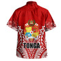 Tonga Custom Persoanlaised Hawaiian Shirt Seal With Flag Style