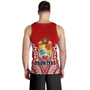 Tonga Custom Personalised Tank Top Seal With Flag Style