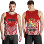 Tonga Custom Personalised Tank Top Seal With Flag Style