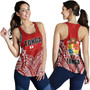 Tonga Custom Personalised Women Tank Seal With Flag Style