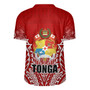 Tonga Custom Personalised Rugby Jersey Seal With Flag Style