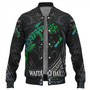 New Zealand Custom Personalised Baseball Jacket Waitangi Day Ethnic Lizard Maori Patterns