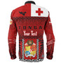 Tonga Custom Personalised Long Sleeve Shirt Tonga Ngatu Special Design