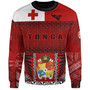 Tonga Custom Personalised Sweatshirt Tonga Ngatu Special Design