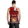 Tonga Custom Personalised Tank Top Tonga Ngatu Special Design