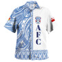 Tonga Custom Personalised Hawaiian Shirt Apifo'ou College Simple Ngatu Patterns