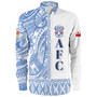 Tonga Custom Personalised Long Sleeve Shirt Apifo'ou College Simple Ngatu Patterns