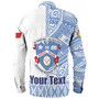 Tonga Custom Personalised Long Sleeve Shirt Apifo'ou College Simple Ngatu Patterns