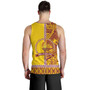 Tonga Custom Personalised Tank Top Beulah College Simple Ngatu Patterns