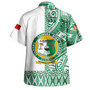 Tonga Custom Personalised Hawaiian Shirt Liahona High School Simple Ngatu Patterns