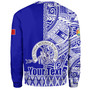Tonga Custom Personalised Sweatshirt Tupou College Toloa Simple Ngatu Patterns