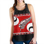 New Zealand Women Tank Silver Fern Flag Style