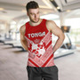 Tonga Tank Top Custom Tribal Pattern Coat Of Arms